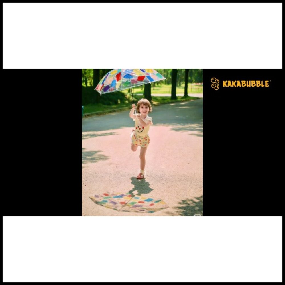 Automatic Folding Clear Umbrella Elegant Windproo… - image 7